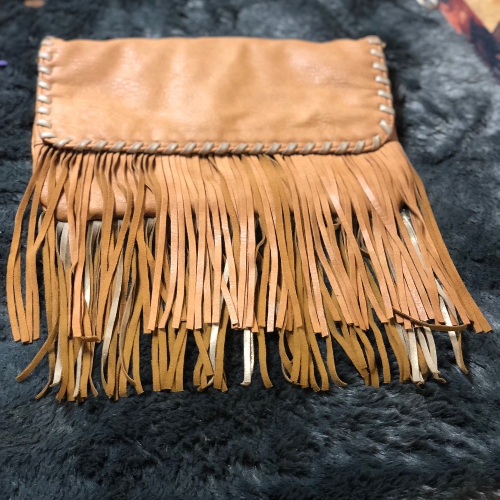 Steve Madden Leather Clutch